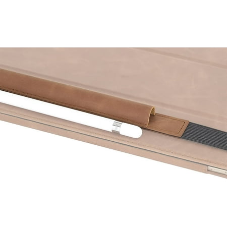 StilGut Genuine Leather Pencil Holder for Apple Pencil 1 /& iPad Pro 12,9 2015 /& 2017 Sleeve Case Cognac Vintage